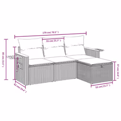 VidaXL 3325948 ensemble de meubles de jardin - Vue supplémentaire 4