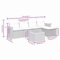 VidaXL 3325959 ensemble de meubles de jardin - Vue supplémentaire 4