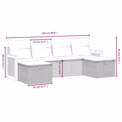VidaXL 3326057 ensemble de meubles de jardin - Vue supplémentaire 4