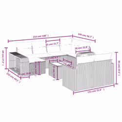 VidaXL 3326060 ensemble de meubles de jardin - Vue supplémentaire 4
