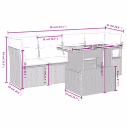 VidaXL 3326879 ensemble de meubles de jardin