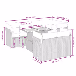 VidaXL 3326900 ensemble de meubles de jardin