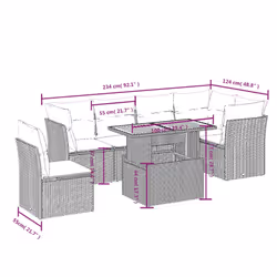 VidaXL 3326936 ensemble de meubles de jardin