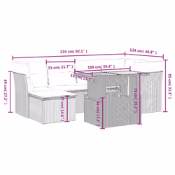 VidaXL 3326949 ensemble de meubles de jardin