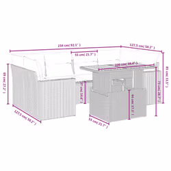 VidaXL 3327007 ensemble de meubles de jardin