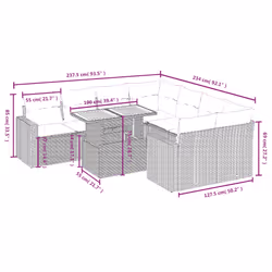 VidaXL 3327016 ensemble de meubles de jardin