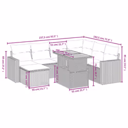 VidaXL 3327066 ensemble de meubles de jardin