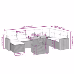 VidaXL 3327073 ensemble de meubles de jardin