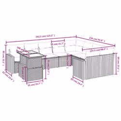 VidaXL 3327079 ensemble de meubles de jardin