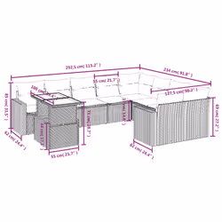 VidaXL 3327080 ensemble de meubles de jardin