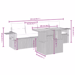 VidaXL 3327098 ensemble de meubles de jardin
