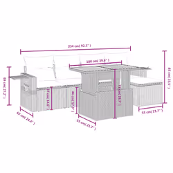 VidaXL 3327140 ensemble de meubles de jardin
