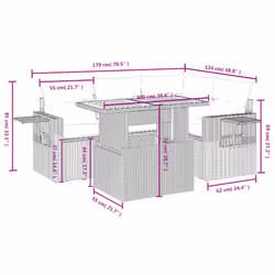 VidaXL 3327143 ensemble de meubles de jardin