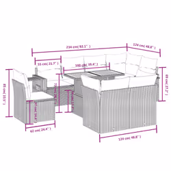 VidaXL 3327167 ensemble de meubles de jardin