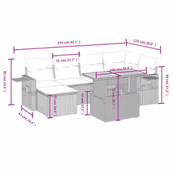 VidaXL 3327173 ensemble de meubles de jardin