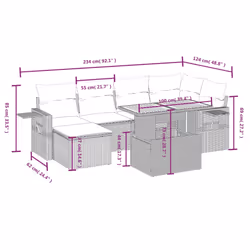 VidaXL 3327174 ensemble de meubles de jardin