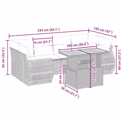 VidaXL 3327229 ensemble de meubles de jardin