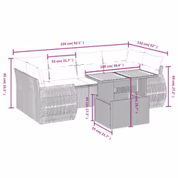 VidaXL 3327231 ensemble de meubles de jardin