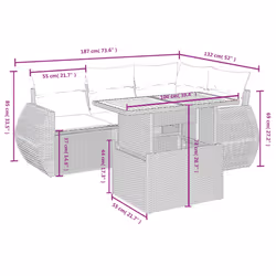 VidaXL 3327258 ensemble de meubles de jardin