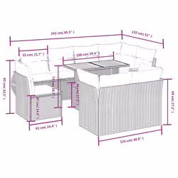 VidaXL 3327280 ensemble de meubles de jardin