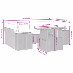 VidaXL 3327341 ensemble de meubles de jardin
