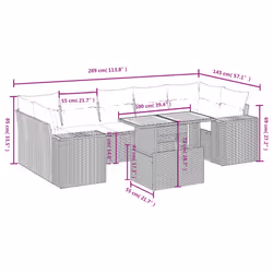 VidaXL 3327349 ensemble de meubles de jardin