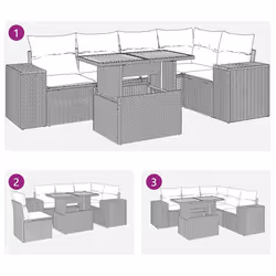 VidaXL 3327373 ensemble de meubles de jardin - Vue supplémentaire 7