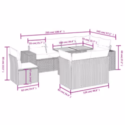 VidaXL 3327390 ensemble de meubles de jardin