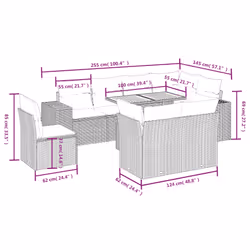 VidaXL 3327391 ensemble de meubles de jardin
