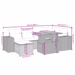 VidaXL 3327398 ensemble de meubles de jardin