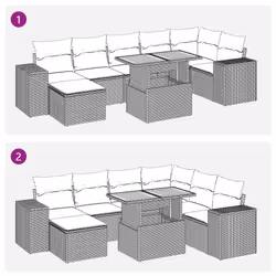 VidaXL 3327401 ensemble de meubles de jardin - Vue supplémentaire 8