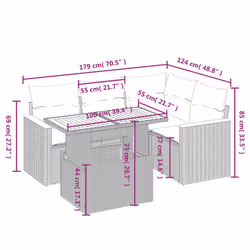 VidaXL 3327483 ensemble de meubles de jardin