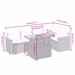 VidaXL 3327485 ensemble de meubles de jardin