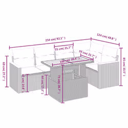 VidaXL 3327488 ensemble de meubles de jardin