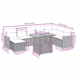 VidaXL 3327524 ensemble de meubles de jardin