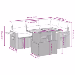 VidaXL 3327595 ensemble de meubles de jardin