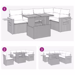 VidaXL 3327598 ensemble de meubles de jardin - Vue supplémentaire 7