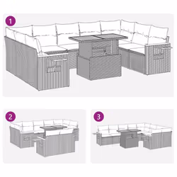 VidaXL 3327643 ensemble de meubles de jardin - Vue supplémentaire 7