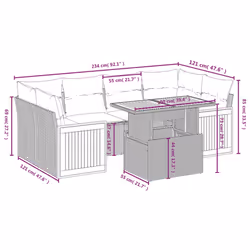 VidaXL 3327677 ensemble de meubles de jardin