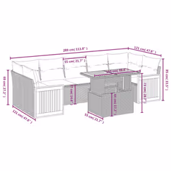 VidaXL 3327682 ensemble de meubles de jardin