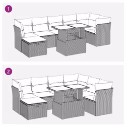 VidaXL 3327786 ensemble de meubles de jardin - Vue supplémentaire 7