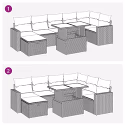 VidaXL 3327826 ensemble de meubles de jardin - Vue supplémentaire 8