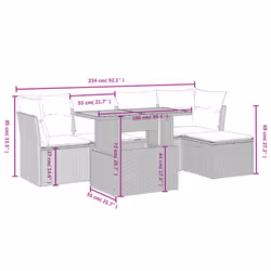 VidaXL 3327969 ensemble de meubles de jardin - Vue supplémentaire 4