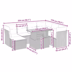 VidaXL 3327982 ensemble de meubles de jardin - Vue supplémentaire 4