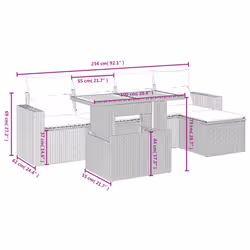 VidaXL 3327998 ensemble de meubles de jardin - Vue supplémentaire 4