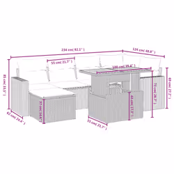VidaXL 3328004 ensemble de meubles de jardin - Vue supplémentaire 4