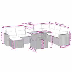 VidaXL 3328015 ensemble de meubles de jardin - Vue supplémentaire 4