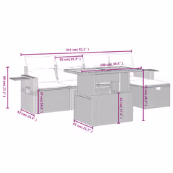 VidaXL 3328025 ensemble de meubles de jardin