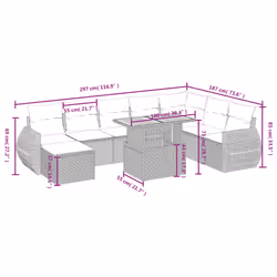 VidaXL 3328070 ensemble de meubles de jardin - Vue supplémentaire 4