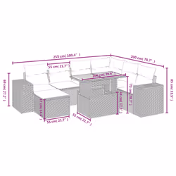 VidaXL 3328094 ensemble de meubles de jardin - Vue supplémentaire 4
